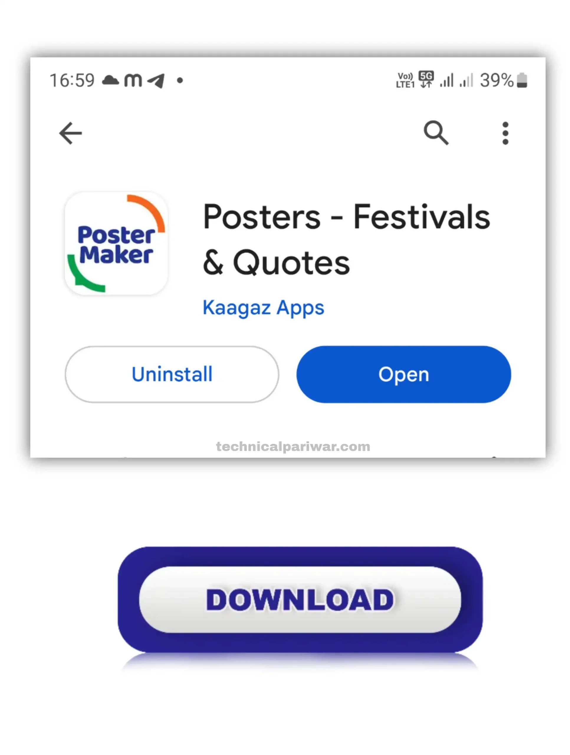 15 August posters making app