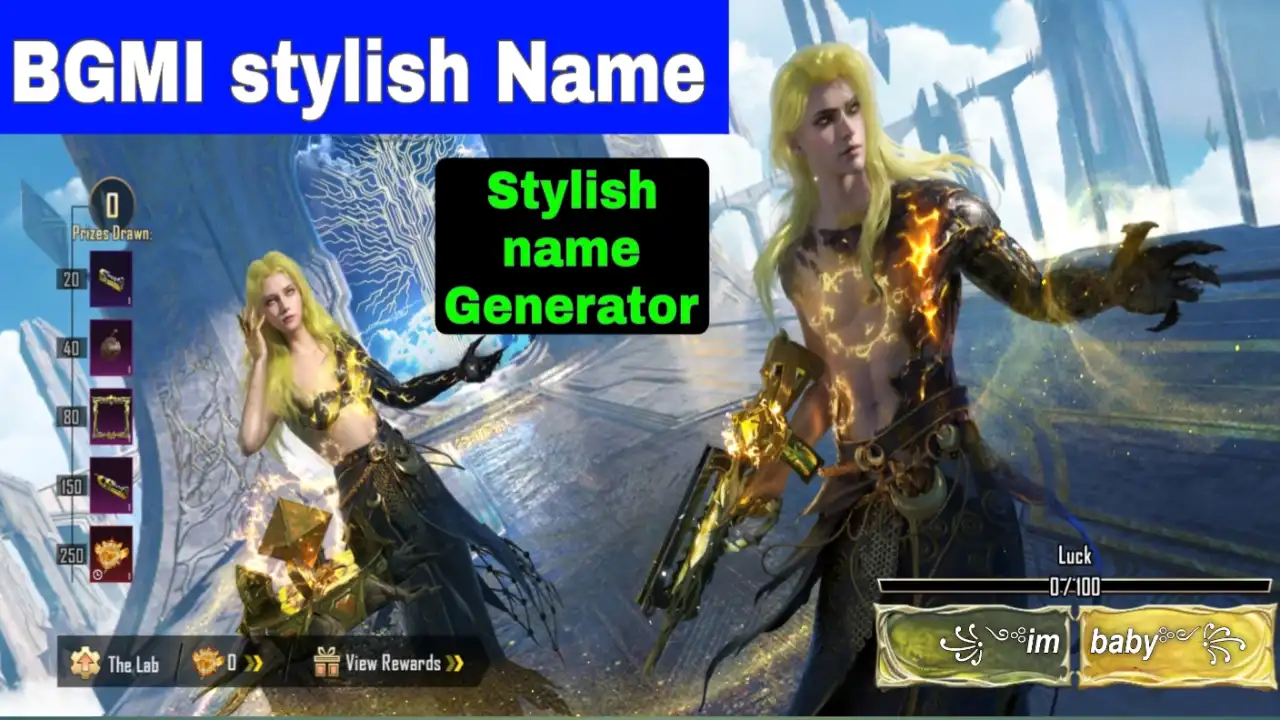 Bgmi stylish name generator 